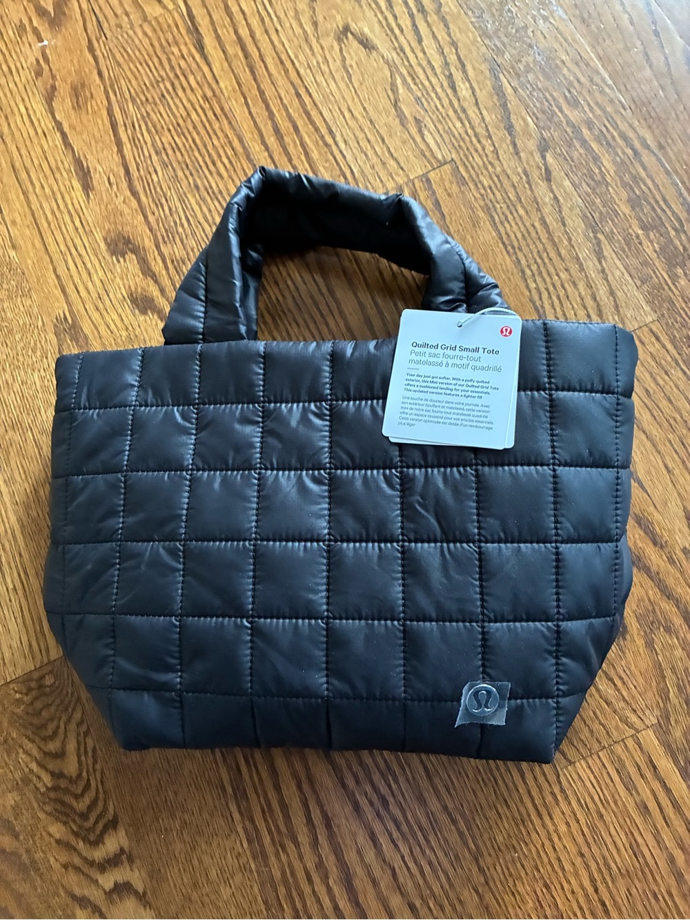 lululemon athletica Quilted Grid Small Tote - Black